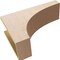 Ekena Millwork 7"W x 21"D x 14"H Classic Stockport Rough Cedar Woodgrain TimberThane Corbel, Primed Tan CORUR07X21X14STORCPR - alternate 2